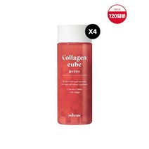 Cubeme [특가판매] 큐브미 콜라겐큐브 120TB X 4EA, FREE
