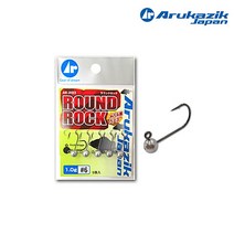 아루카지크 지그헤드 라운드락 훅 지그훅 볼락루어 볼락 바늘, 지그헤드 0.4g