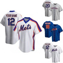 뉴욕메츠 4컬러 반팔 야구유니폼 전사제작 E432