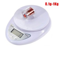 전자 저울 5kg/1g 휴대용 디지털 LED 우편 식품 균형 무게 측정 주방, 한개옵션2