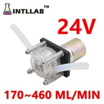 에폭시 주입기 연동 펌프 도징 펌프 수족관 실험실 분석 위한 높은 유량, 170-460ml - 24v