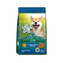 사료 1살이상 성견용 닭고기맛 2kg 균형잡힌 코카스파니엘 비글 반려견 베들링턴테리어 단단한사료 시츄