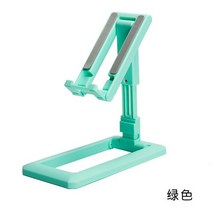 데스크 책상 보조모니터 태블릿 거치대 접이식 휴대폰 데스크탑 폰 스탠드 아이패드 아이폰 삼성 홀더 조정 가능한 브래킷 스마트폰, [04] green, green B
