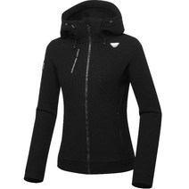 다이나핏 백화점 정품 후드 일체형 여성 보온성 우수 홀겹 목까지 따뜻한 블랙 색상 자켓