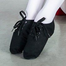 발레토슈즈 성인 취미Women Dancing Boot Shoes Low Heel Soft Sole Canvas Lace Up Ballet Dance Slippers, 04 37, 04 D