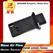 유량계 초음파유량계 관로탐지기 측정기 MAF 질량 공기 센서 22680-7S00A 13800-66J00 Infiniti EX35 FX35 FX45 FX50 Nissan ALTI, 1PCS 22680-7S00A, 01 1PCS 22680-7S00A