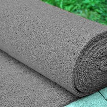 1m단위 c형 코일매트 물빠짐 회색 롤매트 테라스 대형