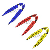 혼다 PCX 발판 튜닝발판 19 20년 일체형D 더뉴 PCX125 발판 프론트 리어, 블루, 1개