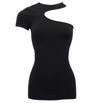 헬무트랭 23FW Cutout Top L01HW502 001 컷아웃 티셔츠