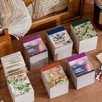 감성 빈티지 꽃 인물 풍경 실사 다꾸 미니 배경지 페이퍼 400장 4종, 4.풍경사진 (ME-1508)