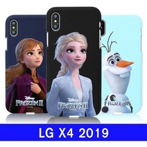 LG X4 2019 겨울왕국_v2 컬러젤 X420 케이스, 올라프