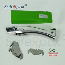 콘크리트홈파기 커팅기 벽절단BateRpak 돌고래 모양 PVC 바닥 커터 칼 아연 알루미늄 합금 핸들 롤 카펫 1, 02 Small hook blade-2