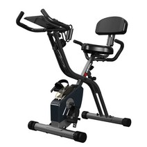 실내 자전거 좌식 어르신 접이식 수동 노인 하체 운동, 실버 (대형 스크린 제외)