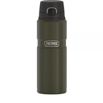 Thermos 스테인리스 킹 진공 단열 보온병 24oz 미드나잇 블루490831, Army Green