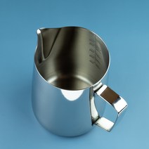 스팀피쳐 밀크저그 라떼아트 눈금형 350ml 우유거품기, 소(350ml), 1개