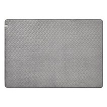 눕자 캠핑용 카본 탄소매트 극세사 전기장판 그레이, 분리난방 초특대형(260 x 200cm)