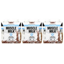 Muscle Milk 100 Calorie Protein Shake Chocolate Zero Sugar 머슬밀크 프로틴 쉐이크 초콜릿 무설탕 330ml 12개입