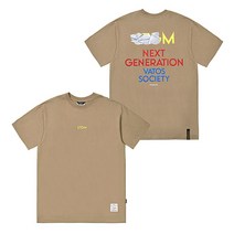 STIGMA 스티그마 22 TAPE STANDARD FIT T-SHIRTS BEIGE