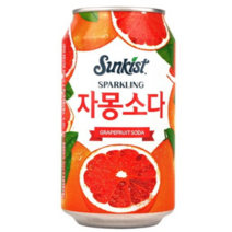 해태음료 썬키스트 스파클링 자몽소다, 46개, 355ml