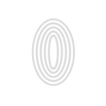 섬세한 타원형 프레임 금속 절단 다이 중첩 다이 컷 엠보싱 스크립트 다이, 은