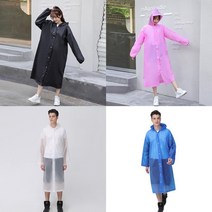 남여공용 EVA 레인코트 우비 4color