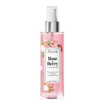 ASOME 로즈 앤 베리 퍼퓸 바디미스트 꽃향, 3개, 150ml