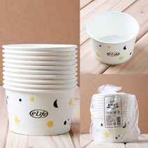 종이용기 750ML 10P 컵밥용기 종이그릇 일회용용기 닭강정용기 종이포장용기