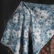 해바라기유화그림 모네의 오리지널제작 클래식 꽃술 포장 핸드메이드 DIY 가방 치마 디자이너 원단 2917761863, 골드 꽃 형, 15cm *15cm -작은 모양