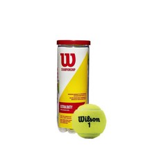 WILSON 챔피언쉽 테니스 공 엑스트라 듀티 싱글 캔 (3개)201017, Single Can (4 Balls), Extra Duty, Single Can (4 Balls)
