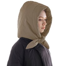 투오 패딩후드머플러 바라클라바 패딩모자