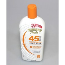 선크림 오리지널 빈티지 하와이안 트로피컬 45 플러스 하루 종일 방수 선크림 10.8 fl