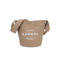 캉골KANGOL 바이오 캔버스 로고 크로스백 3243 베이지