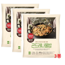 [CJ직배송] 햇반 쿡반 곤드레나물밥 866g X3개 (4인분x3봉)원산지: 상세설명참조