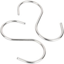 S고리 다용도 s자고리 에스자 걸이 소품 후크 행거, 옵션04 2P S고리-대 H2086, 1개