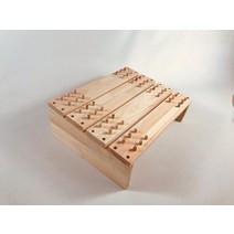 에셀나무 목공체험 편백나무지압발받침대 DIY KIT