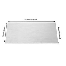 마그네슘보드 판넬 패널 1pcs 99.9% 마그네슘 합금 시트 Mg 플레이트 플랫 전기 도금 Anodes 실험 양극 CNC, 05 4x100x100mm