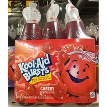 Kool-Aid Cherry 75% less sugar Bursts Soft drink 쿨에이드 체리 저설탕 드링크 음료 6.75oz(200ml) 6ea 2박스