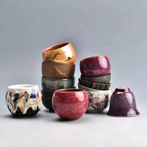 중국 전통 다기세트 다도세트 찻잔 고급 보이차 다기, 장작나사컵(싱글컵)200mL이하