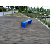 철제의자 마당벤치 정원벤치 공원벤치 의자 야외 벤치, 200 cm 40 cm 45 cm 블루