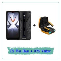 핸드폰 싸게 사는 법 hotwav 사이버 9 프로 러기드 스마트폰 8gb 128gb 7500mah helio p60 octa core 6 3quot 휴대 전화 48mp 후면, 표준 패키지, 파란색 추가 k75