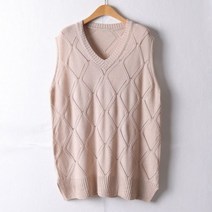 아이우먼 브이넥다이아썸머조끼 EBI482M204 빅사이즈