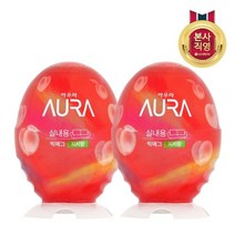 LG생활건강 아우라 에코 빅에그 피치 440ML x2개