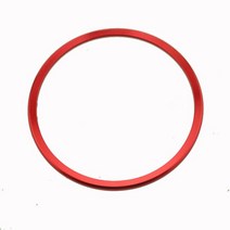 약간의 변경 스테인레스 스틸 스티어링 휠 장식 원형 스티커 아우디 A4 B5 B6 B8 A6 C5 A3 A5 Q5 Q7 액세서, 05 82mm red