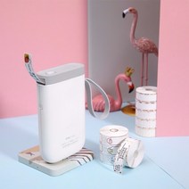 라벨프린터 매직기기 이름스티커 스위치 스티커지 수동 기두드리는 레이블 인쇄기 신발상자 작은사이즈 가격 감열 센스 오토, T15-N47-호수블루 12x40160장, C01-공식모델