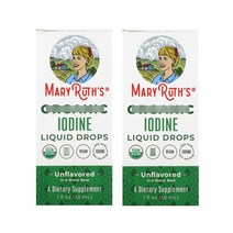 1+1 마리루스오가닉스 오가닉 아이오딘 iodine 액상 요오드 용액 무맛 30ml, 2개