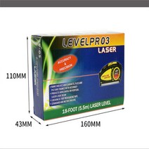 20m 레이저 측정 테이프 측정 거리 측정기 디지털 전자 룰렛 알루미늄 합금 5.5m 테이프 측정 측정 도구, 상자 포함