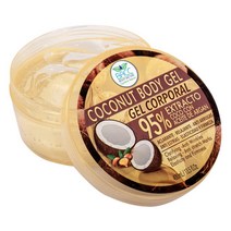 BACC Beauty And Care 코코넛 젤 바디 로션 모이스처라이저 및 애프터 선 케어 아르간 오일 함유 | 보습 | 주름 방지 | 튼살 치료 | 피부 탄력과 탄력을 위한 진