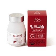 이로아 밀크씨슬 실리마린130mg 60정 간 기능 건강 피로 영양제 비타민 B1 B2 B6 아연 타우린 헛개 홍삼 울금 폴란드산 도시생활 리버케어 7종기능성 믿을수있는맞춤설계, 750mg x 60정