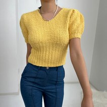 베이시코 / 튤립퍼프 반팔숏니트