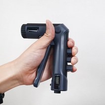 손가락 악력기 강도조절 그립 카운터 5~60kg, 블랙, 1개
